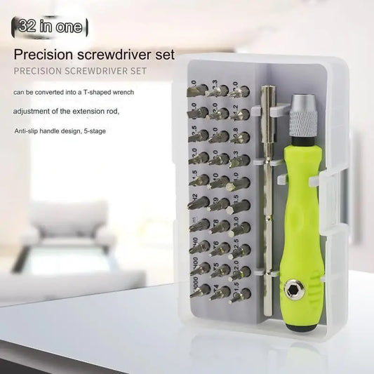 32 In 1 Multifunction Screwdriver Set Professional Magnetic Bits Screw Driver Mini Tool Case For iPhone Mobile Camera Watch PC