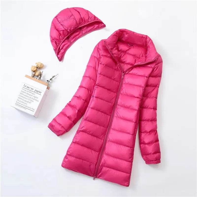 Lightweight Candy Color Down Hoodie - P12 Hub Europe