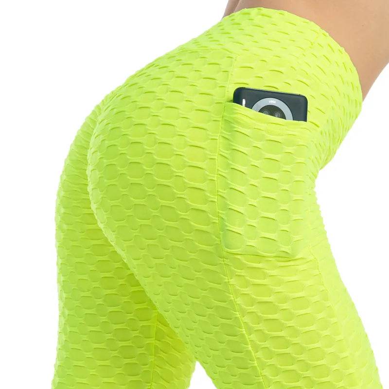 Women's Pocketed Bubble Leggings - P12 Hub Europe