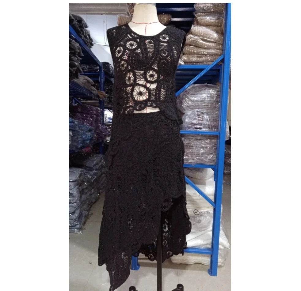 Crochet Irregular Skirt Set - P12 Hub Europe