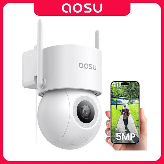 Camera 5MP WiFi PTZ AOSU, 360° View, AI Track - P12 Hub Europe