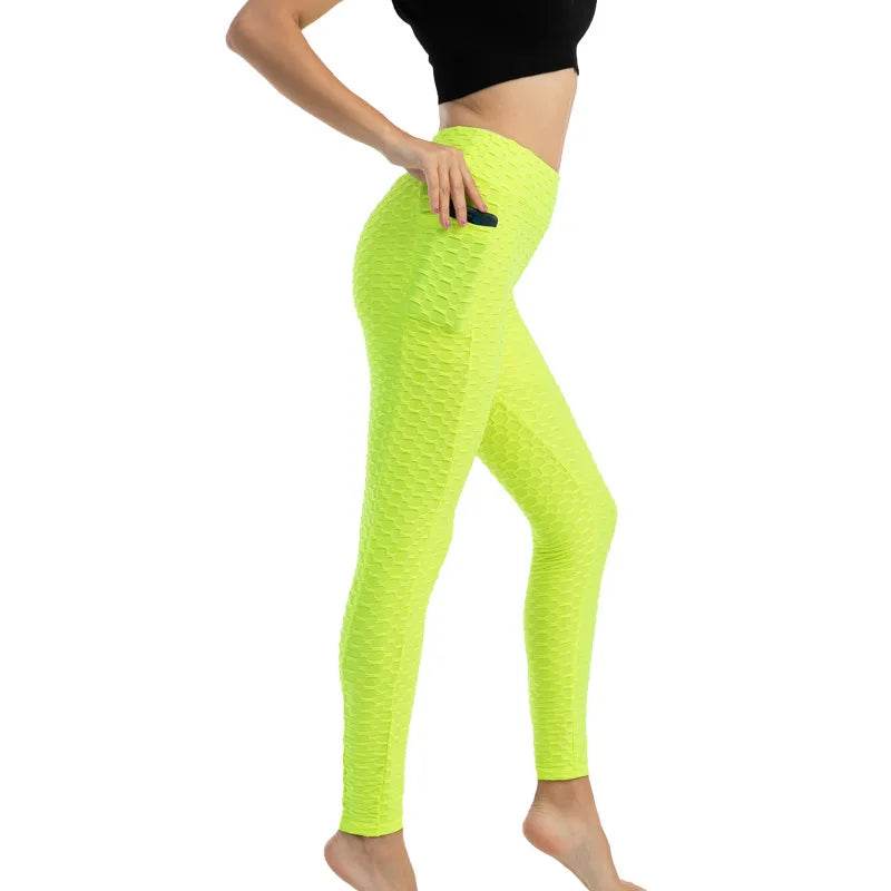 Women's Pocketed Bubble Leggings - P12 Hub Europe