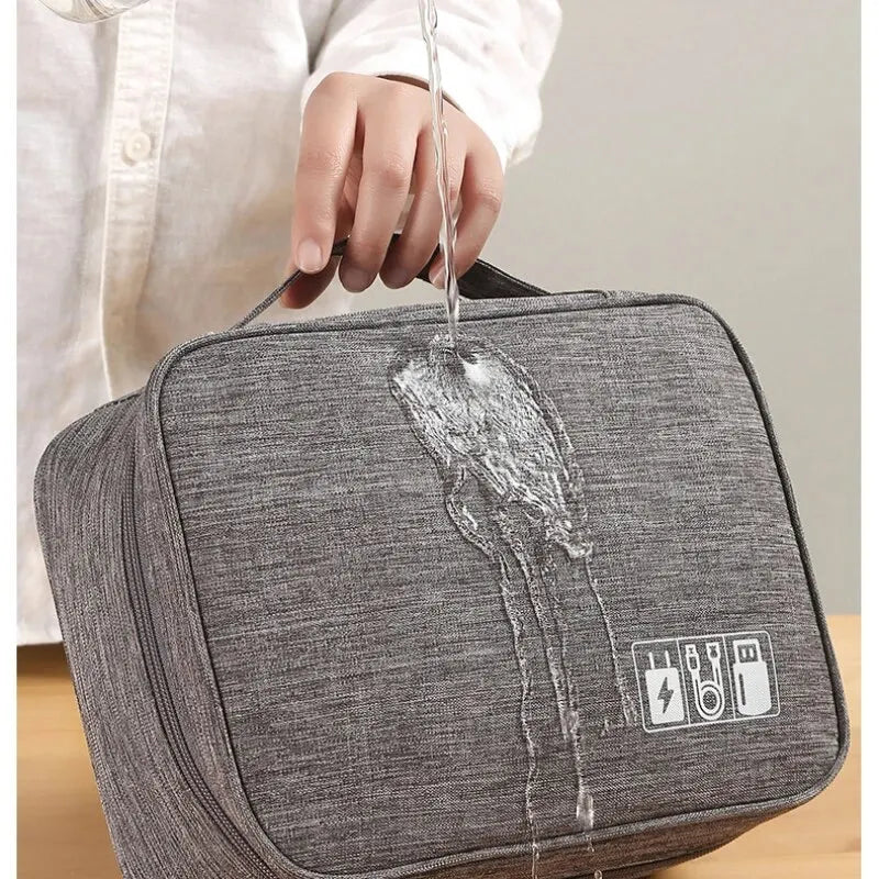 Digital Separated Travel Bag Large Capacity and Multifunctional Mobile Data Cable Power Bank USB Storage Bag