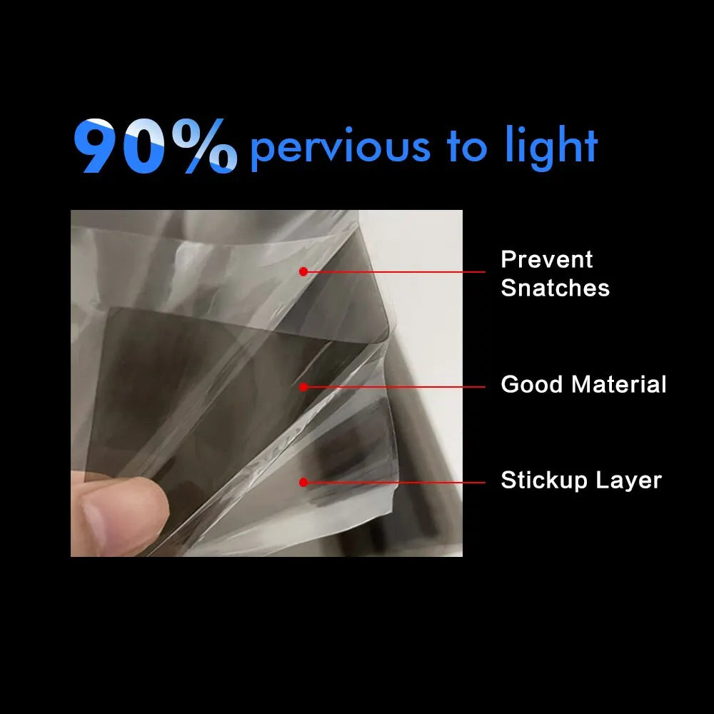 50cmx200cm Car Headlight Tint Film Smoke Fog Light Light Vinyl Film PVC Black Tint Vinyl Waterproof Film Car Sticker Accessories