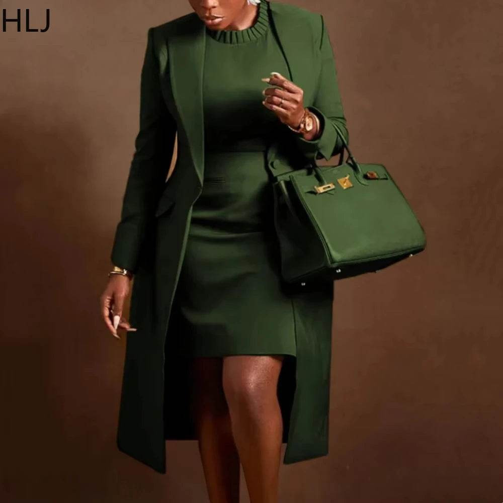 Elegant Office Blazer Dress - P12 Hub Europe