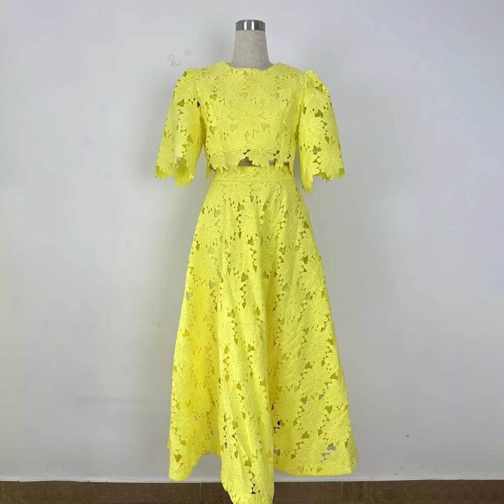 Solid Summer Skirt Suit - P12 Hub Europe