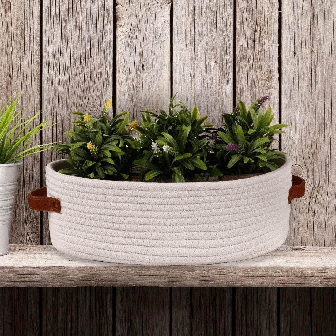 Oval Woven Storage Basket - P12 Hub Europe