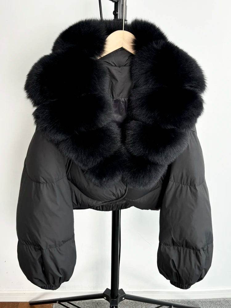 Luxury Fox Fur Down Parka - P12 Hub Europe