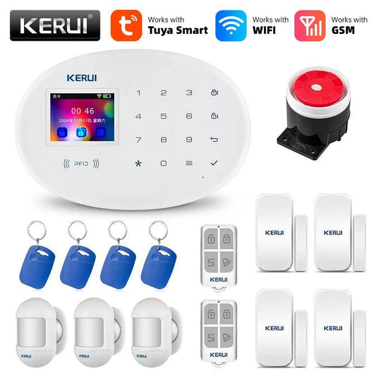 GSM WiFi Alarm | Tuya, Alexa | Home Security, RFID - P12 Hub Europe