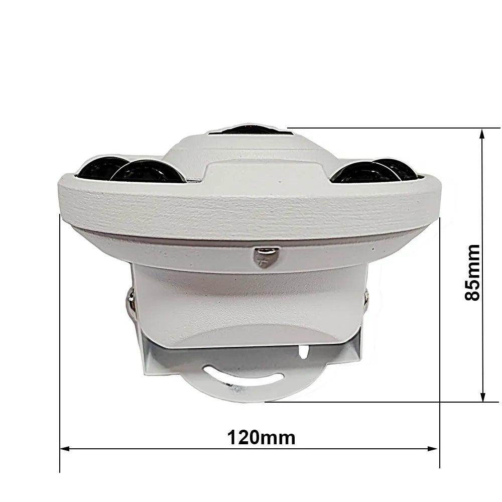 Fisheye IP Camera4K 8MP 180°, Audio, Night - P12 Hub Europe
