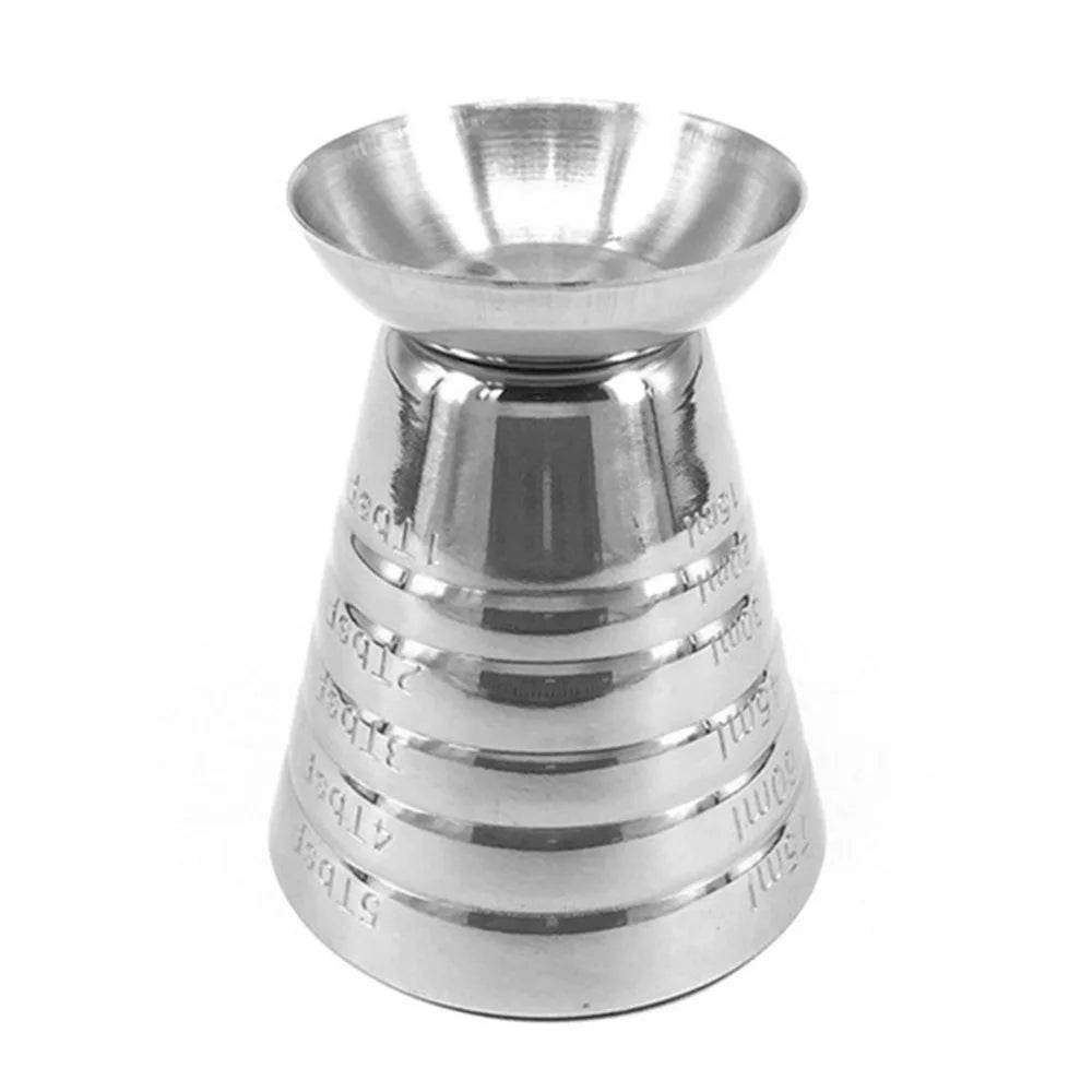 75ML Stainless Steel Measure Cup Cocktail Tool Bar Mixed Drink Cocktail Tools Bar Jigger Cup Barware Home Supply - P12 Hub Europe