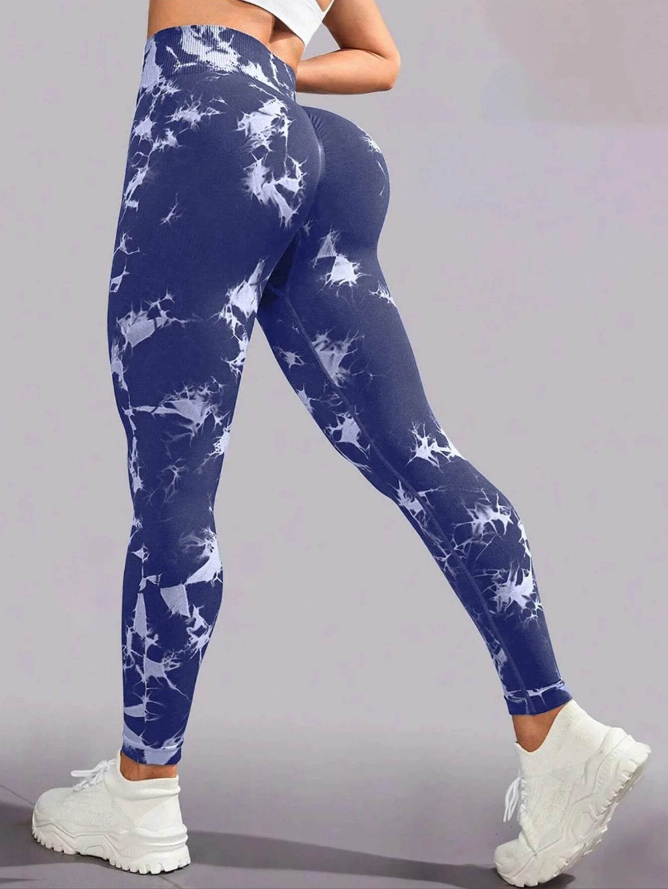Tie Dye Seamless Butt Lift Leggings - P12 Hub Europe