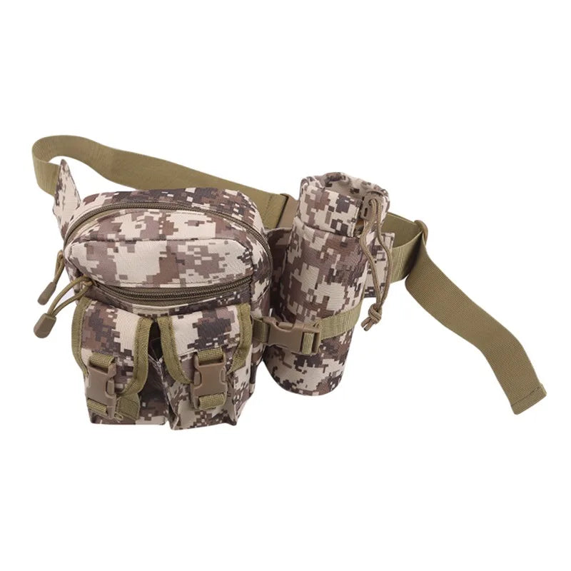 Waterproof Nylon Fanny Pack Men  Tactical Military Army Waist Bag Hiking Outdoor Camping Shoulder Bum Belt Bum Sport Chest Bags