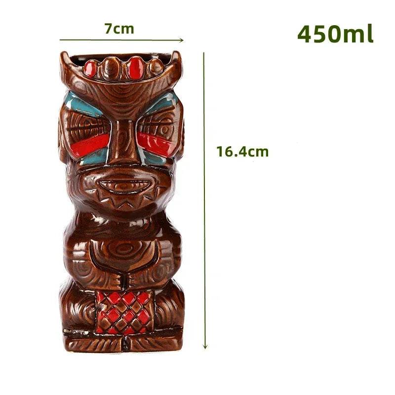 60 Types Ceramic Hawaii Tiki Mugs Creative Cocktail Glasses Beer Glass Martini Glasses Wine Glass Funny Cup Gift for Men - P12 Hub Europe