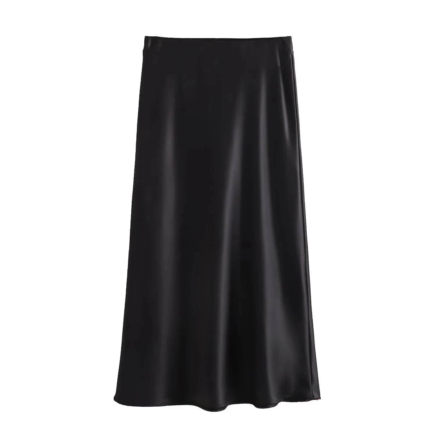 Women's Flowing Satin Midi - P12 Hub Europe