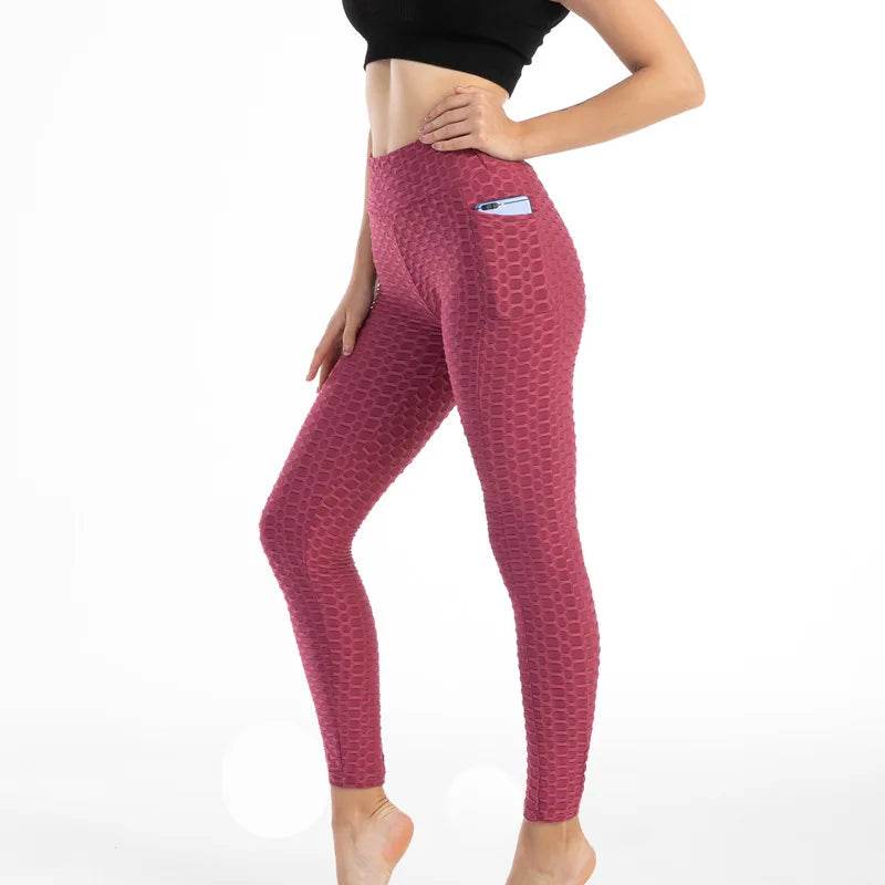 Women's Pocketed Bubble Leggings - P12 Hub Europe