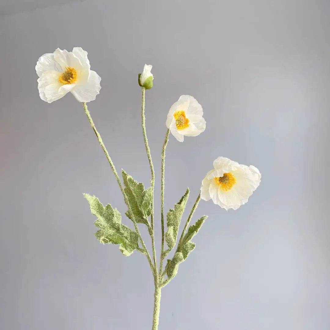 4 Head Artificial Flowers Bouquet Poppy Fake Flowers For Home Decor Garden Party Wedding Decoration Diy Accessories - P12 Hub Europe