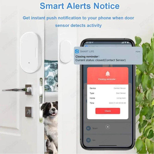 Sensor Tuya Zigbee Door Smart - P12 Hub Europe