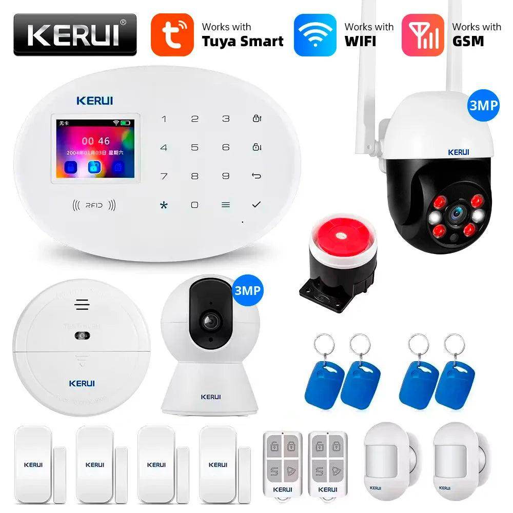 GSM WiFi Alarm | Tuya, Alexa | Home Security, RFID - P12 Hub Europe