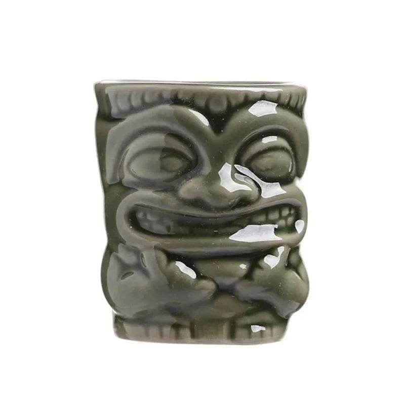 60ml Tiki Mug Hawaiian Cocktail Cup Creative Wine Bar Tools Beverage Cups Gifts for Friends Luxury Decoration Ceramic Funny Cup - P12 Hub Europe