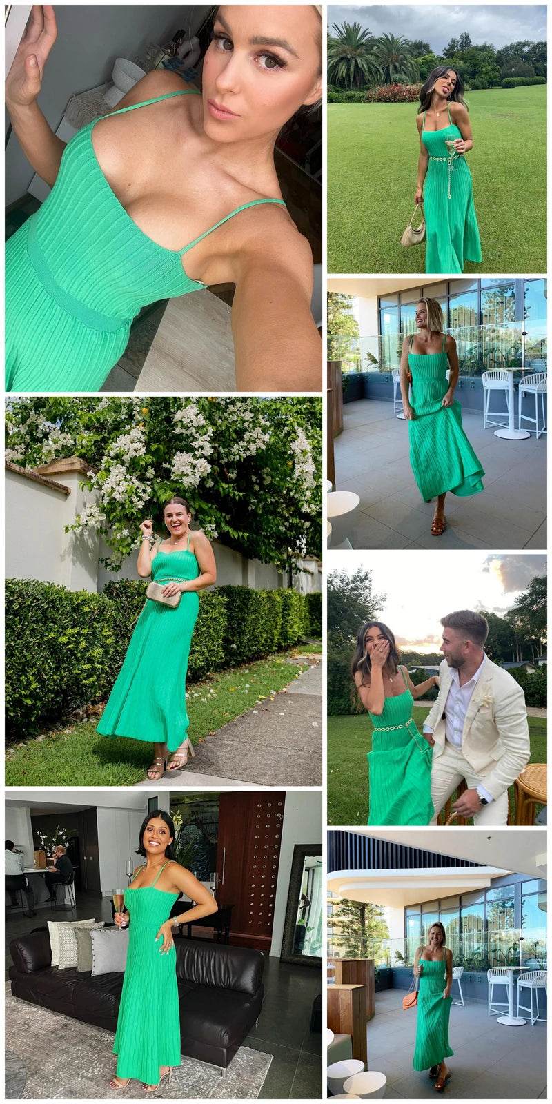 Tossy Backless Ribbed Maxi Dress - Summer Style - P12 Hub Europe