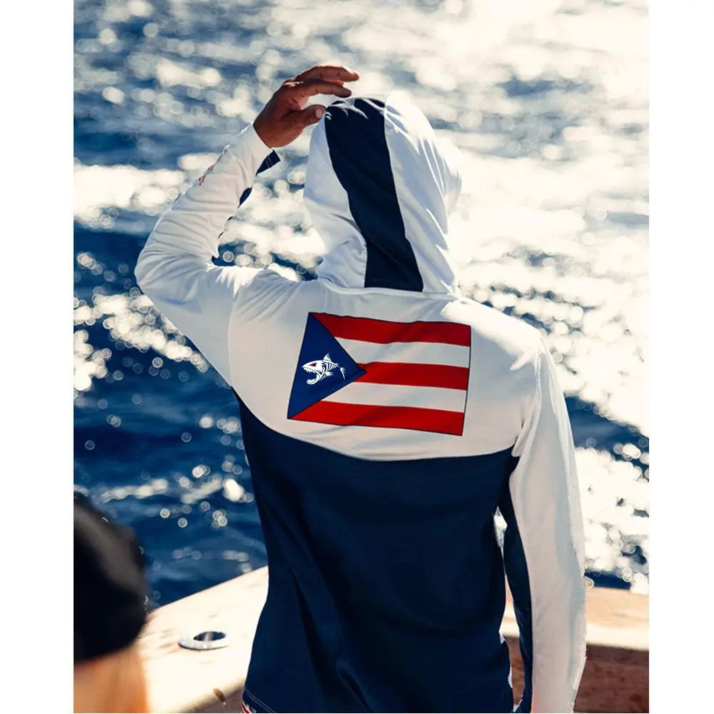 Huk Gear Fishing Shirt Summer Long Sleeve Shirt Quick Dry Breathable Hooded Mask Fishing Clothes Anti-UV 50+ Fishing Shirts
