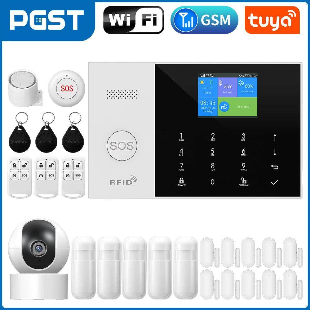 Alarm System Tuya GSM/WiFi | Wireless Home Security, Alexa, App - P12 Hub Europe