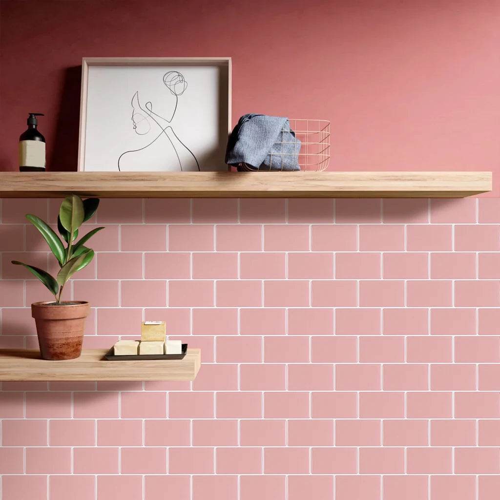 6 PCS 30.5x15.3cm 3D Self-adhesive Kitchen Waterproof Stickers Indoor Wall Renovation Sticker - P12 Hub Europe