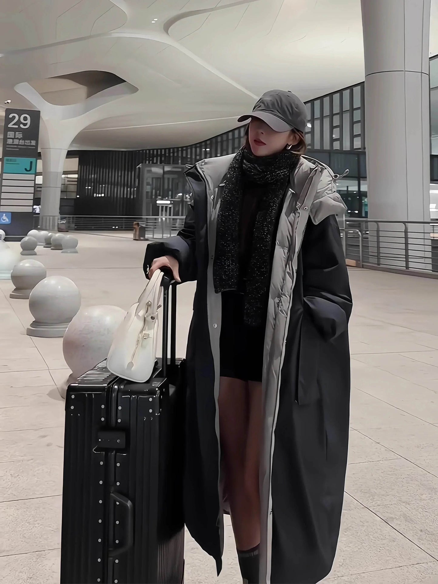 Reversible Long Down Coat - P12 Hub Europe