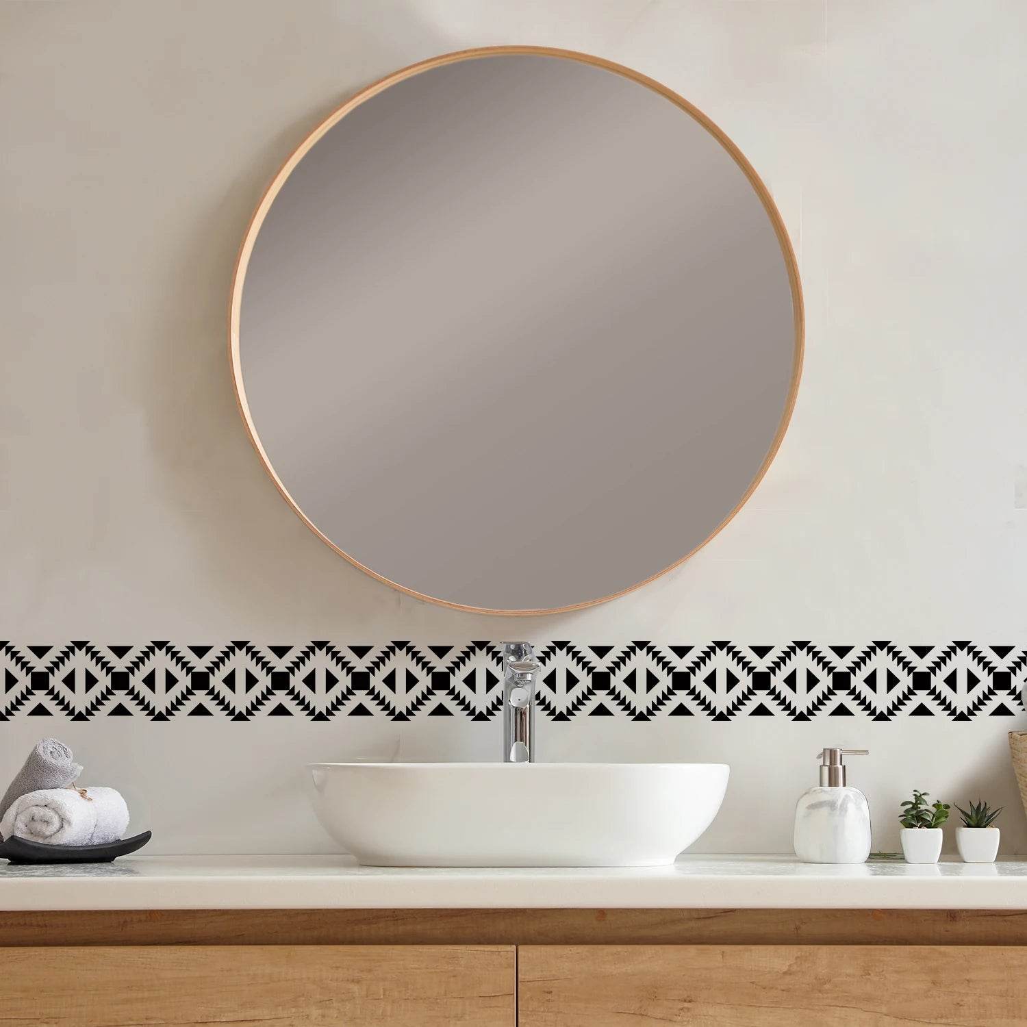 41 Styles Baseboard Stickers Waterproof Peel & Stick Waistline Wall Sticker Floor Border Sticker For Kitchen Bathroom 10x200cm - P12 Hub Europe