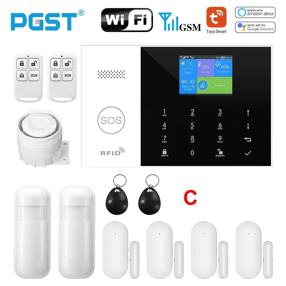 Alarm System Tuya GSM/WiFi | Wireless Home Security, Alexa, App - P12 Hub Europe