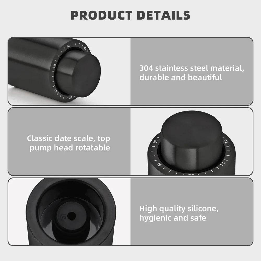 1/2pc Vacuum Wine Bottle Cap Stopper Sealed Storage Vacuum Memory Wine Stopper Push Style Barware Wine Cork Black Bar Tools - P12 Hub Europe