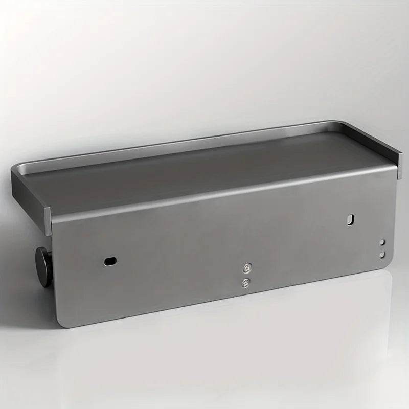 Aluminum Alloy Toilet Paper Holder Bathroom Wall Mount WC Paper Phone Holder Shelf Towel Roll shelf Accessories - P12 Hub Europe