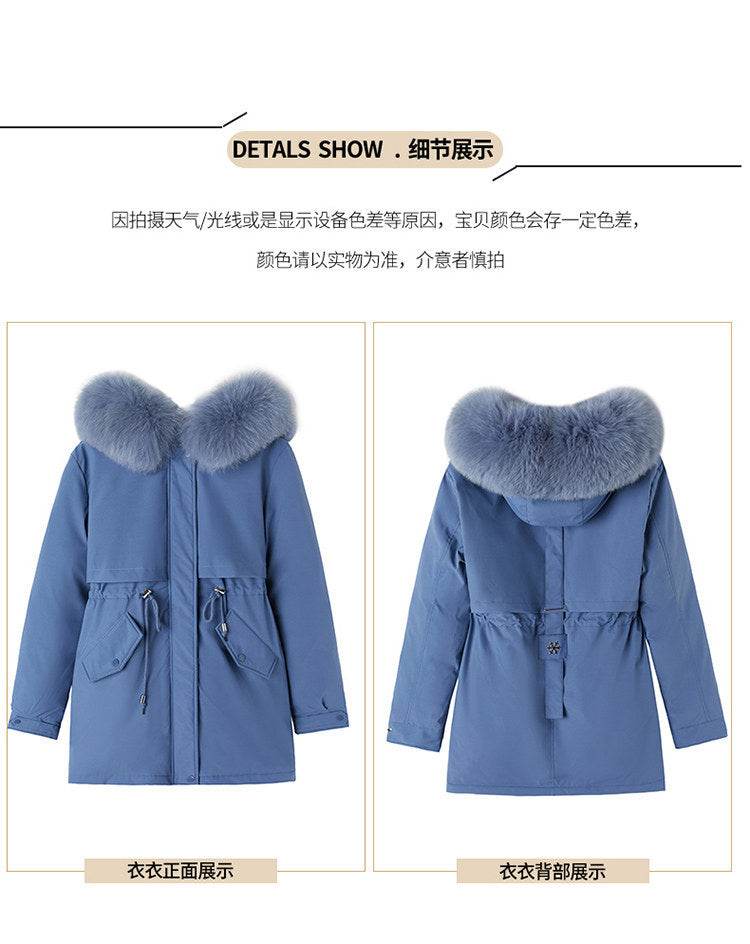 Slim Fur Collar Parka - P12 Hub Europe
