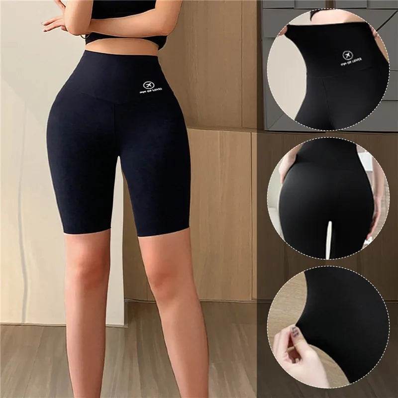 Women's High Waist Gym Shorts - P12 Hub Europe
