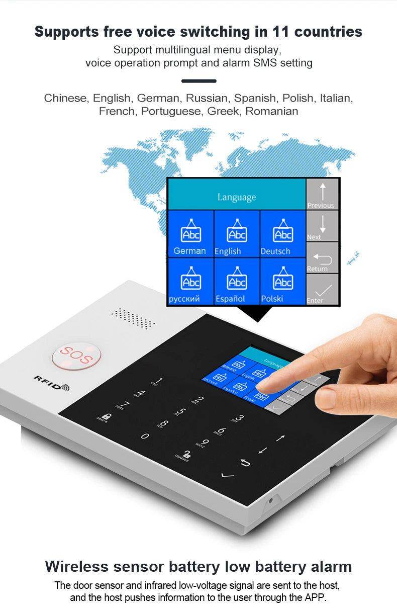Alarm Smart Yaosheng PG105 WiFi GSM - P12 Hub Europe
