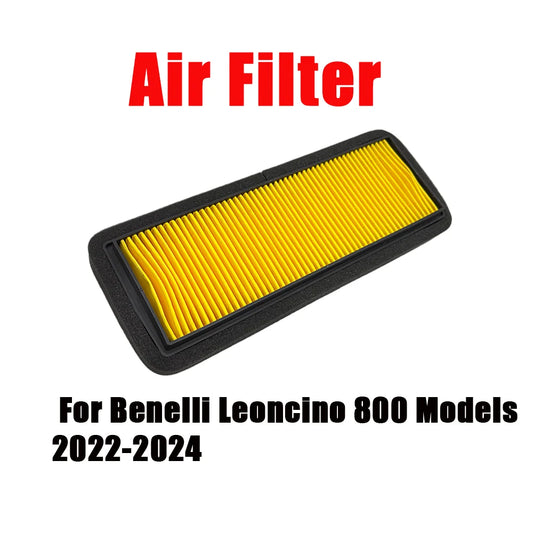 For Benelli Leoncino 800 Models 2022-2024 Motorcycle Accessories Air Filter Parts Intake Cleaner Engine