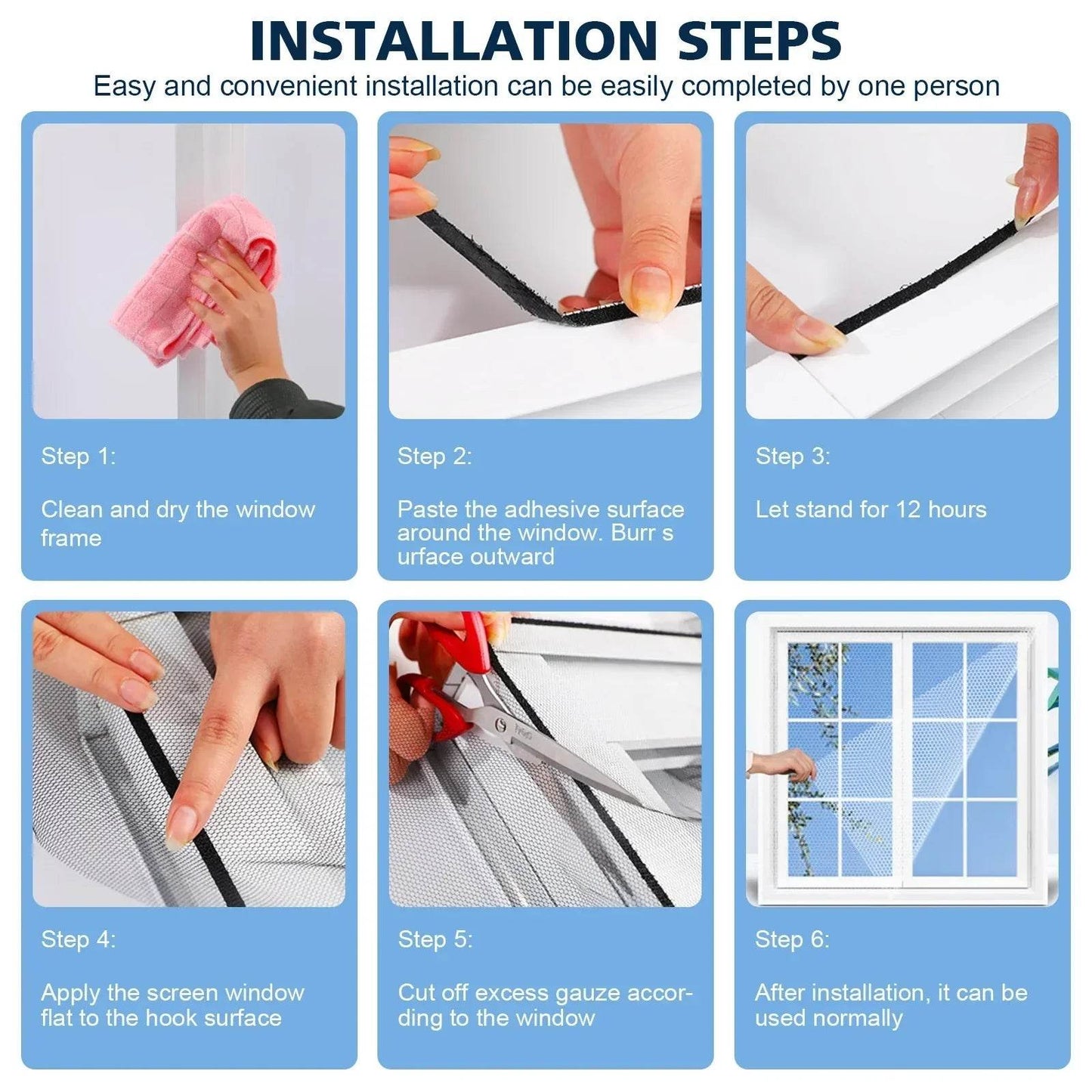 Mosquito Net Window Curtains Magnetic Mosquito Net Door Insect Screen Home Garden Camping Table Kitchen Air Fryer Tent Curtain - P12 Hub Europe