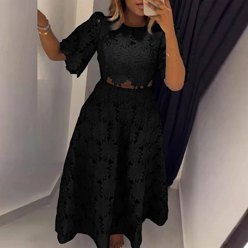 O-Neck Skirt Set - P12 Hub Europe