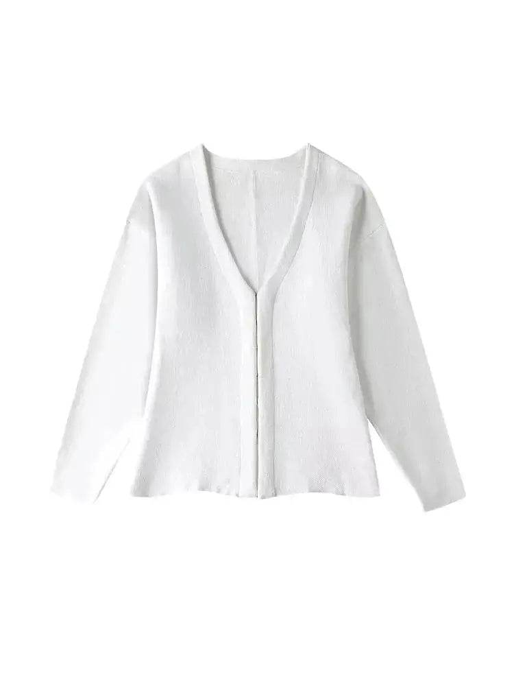 Fitted Hook Knit Cardigan - P12 Hub Europe