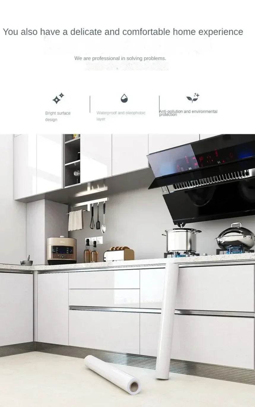 10M Marble Kitchen Oil-Proof Film Waterproof Self-adhesive Wall Tile Sticker Moisture-Proof Countertop Cabinet Cover Wallpaper - P12 Hub Europe