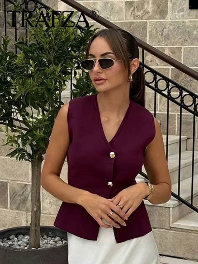 Wine Red Knit Skirt - P12 Hub Europe