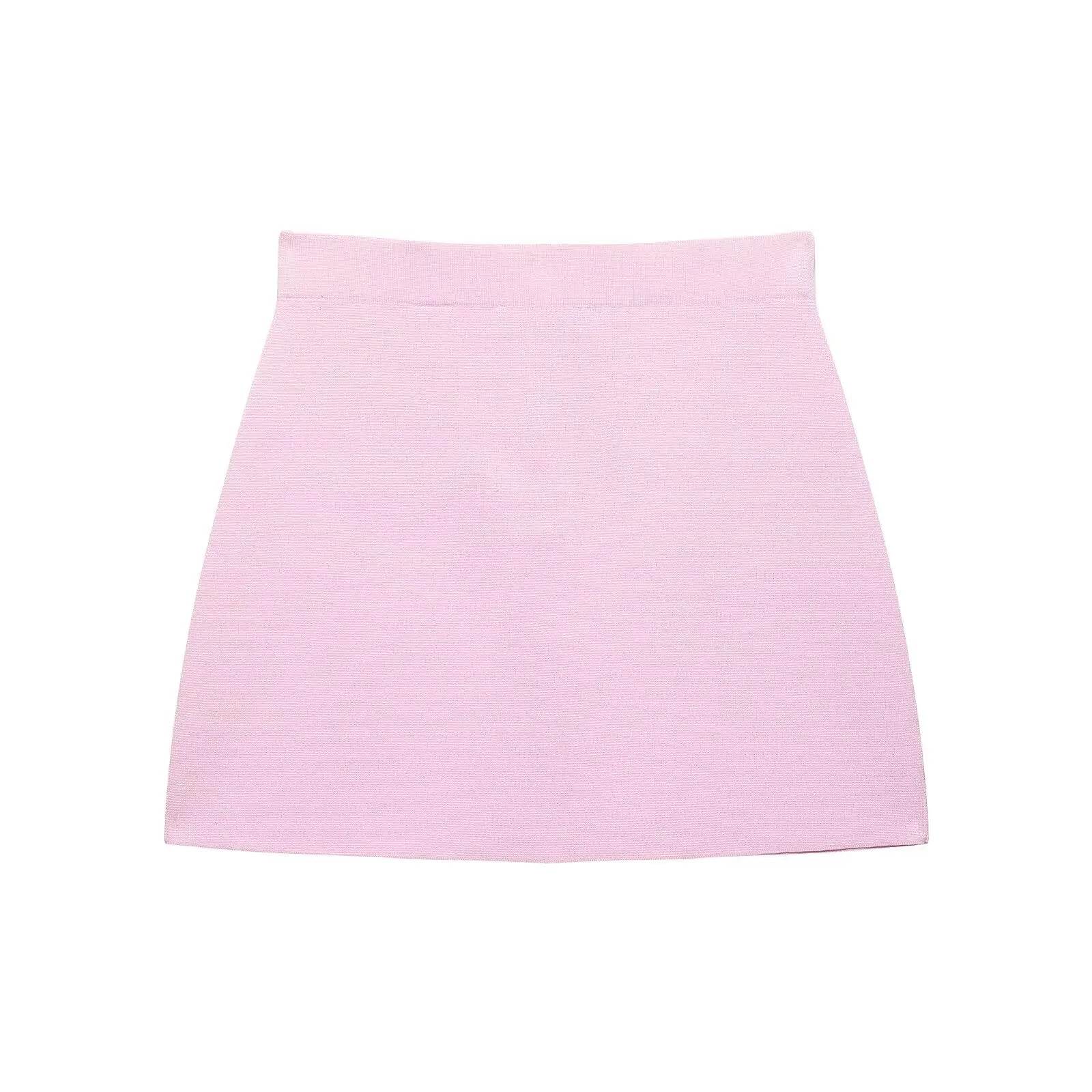 Solid Knitted Mini Skirt - P12 Hub Europe