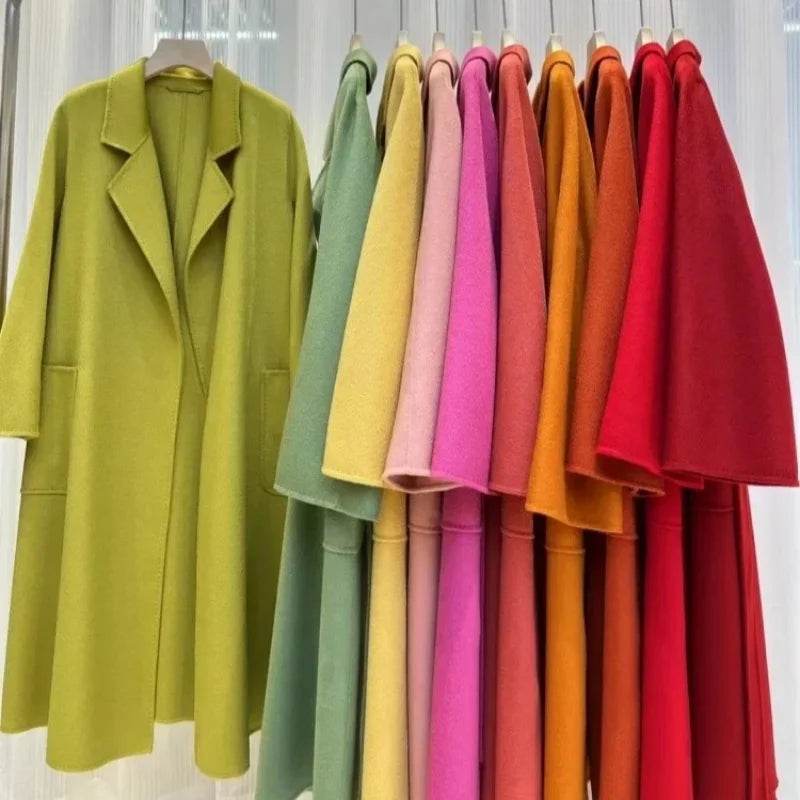 Luxury Cashmere Wool Coat - P12 Hub Europe