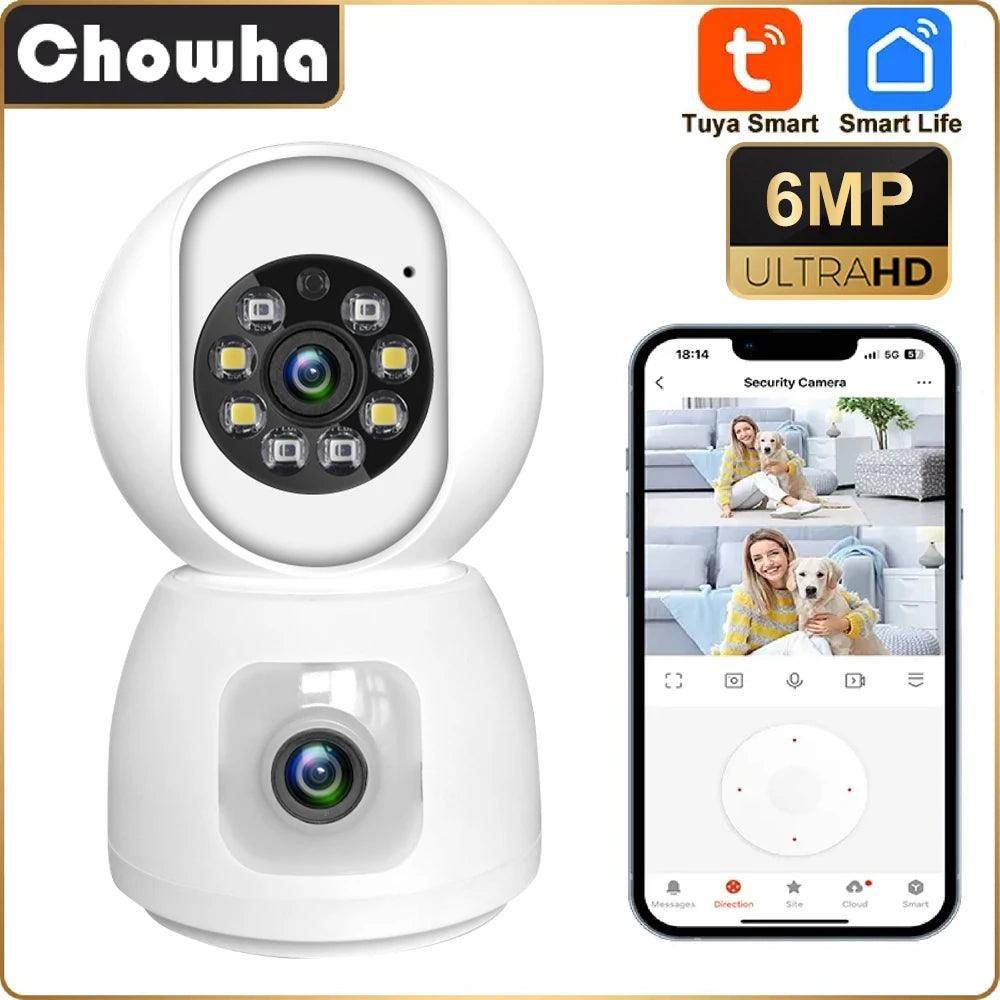Baby Monitor Dual Lens WiFi Camera 4/6MP, Auto Track - P12 Hub Europe