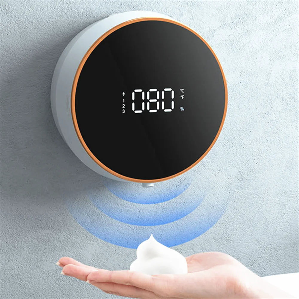 USB Charge Automatic Liquid Soap Dispenser Smart Sensor Foam Machine Children Kids Touchless Hand Sanitizer Machine Wall-mounted