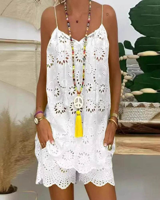 Embroidery Shorts Set - P12 Hub Europe