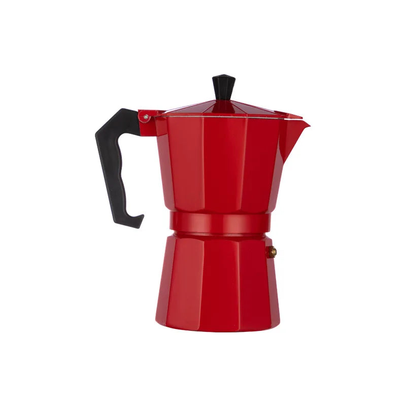 Moka Pot Italian Coffee Machine Espresso Aluminum Geyser Coffee Maker Kettle Latte Stove Classic Coffee Barista Accessories