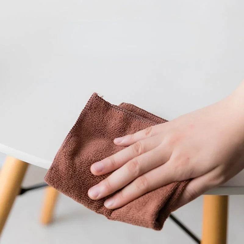 Brown Handkerchief Towels Women Home Thicker Retro New Fall Absorbent Soft Quick Dry Adult House-keeping Work Simple Wipe Hands - P12 Hub Europe