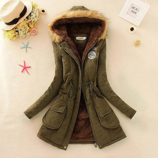 Slim Hooded Padded Parka - P12 Hub Europe